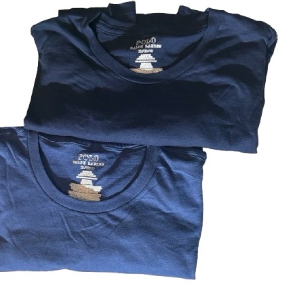 2/$20  2 Polo by Ralph Lauren Blue/Navy Short Sleeve Tees NWOT - Picture 4 of 4